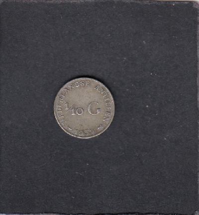Beschrijving: 1/10 Gulden  